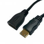 랜스타 LS-HDGC-AFCM-0.15M 미니HDMI케이블 , HDMI A/F-Mini C/M, 4K 60Hz, 0.15M