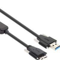 넷메이트 CBL-D302MBSS-10M USB3.0 AM(Lock)-MicroB(Lock) 리피터 10m