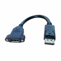 LANstar 라인업시스템 LS-DPMF-S0.5M DisplayPort(디스플레이포트) 케이블 판넬형 DP/M-DP/F 0.5M