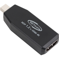 넷메이트 NM-MDH03 Mini DisplayPort 1.2 to HDMI 젠더(무전원)