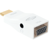 넷메이트 NM-HV04N HDMI to VGA(RGB)+Stereo 컨버터(젠더 타입/무전원)