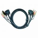 에이텐 2L-7D03UD 3M USB DVI-D 듀얼 링크 KVM 케이블