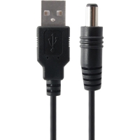 넷메이트 NMC-UP2115 USB 전원 케이블 1.5m (5.5x2.1mm/18W/블랙)