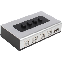 NETmate 강원전자 NM-US14 USB2.0 4B:1A 수동선택기(벽걸이형)