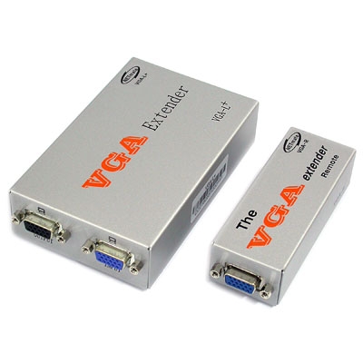 NETmate 강원전자 VGA-E Plus VGA 1:2 리피터(로컬 + 리모트)(180m)