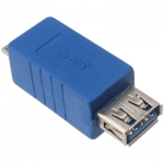 NETmate 강원전자 NM-U3G02 USB3.0 AF to MicroB 젠더(블루)