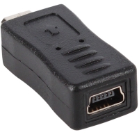 NETmate 강원전자 NM-UGM02 USB2.0 미니5핀/마이크로5핀 젠더(블랙)