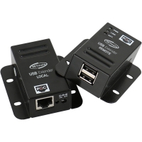 NETmate 강원전자 KW-412C USB2.0 2포트 리피터(RJ-45/50m)(전원 아답터 포함)