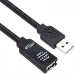 NETmate 강원전자 CBL-203D-50M USB2.0 리피터 50m (전원 아답터 포함)