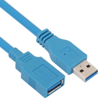넷메이트 NMC-UF305BLN USB3.0 연장 AM-AF 케이블 0.5m (블루/몰딩 타입)