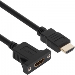 NETmate 강원전자 NMC-HP20 HDMI 1.4 연장 판넬형 케이블 2m