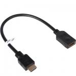 NETmate 강원전자 NMC-HF030B HDMI 1.4 연장 케이블 0.3m (FullHD 3D)