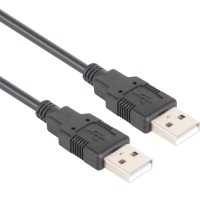 NETmate 강원전자 NMC-UA210BK USB2.0 AM-AM 케이블 1m (블랙)
