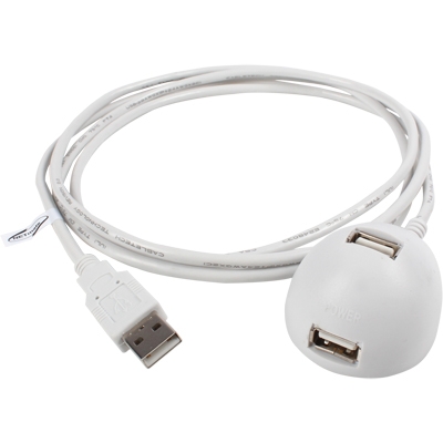 넷메이트 NMC-US210W USB2.0 연장 스탠드 케이블(화이트) 1m