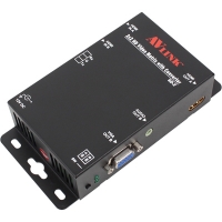 NETmate 강원전자 SD-2 멀티포맷 2:2 매트릭스 분배기(입력 HDMI x2, 출력 HDMI & VGA)