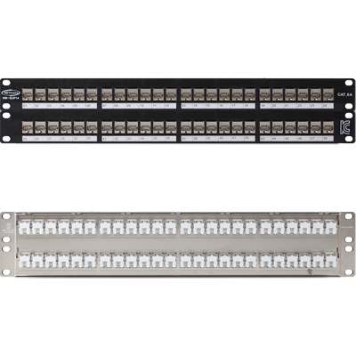 NETmate 강원전자 NM-SUP14 CAT.6A STP 48포트 키스톤잭 판넬(2U)