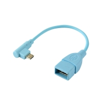 Coms 컴스 IT586 스마트폰 OTG 젠더-Micro USB(M)/USB A(F), 블루