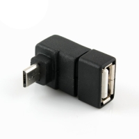 Coms 컴스 NA448 스마트폰 OTG 젠더-Micro USB(M)/USB A(F), 상향 90도 꺾임