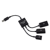 Coms 컴스 SP301 스마트폰 OTG 허브 (Micro 1P/USB 2P)