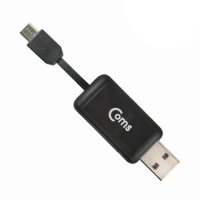 Coms 컴스 MV989 스마트폰 OTG USB 카드리더기(Micro SD/SD전용),PC사용 가능!