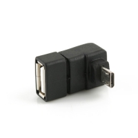 Coms 컴스 NA222 스마트폰 OTG 젠더-Micro USB(M)/USB A(F), 꺾임형