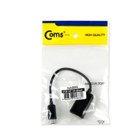 Coms 컴스 NA866 스마트폰 OTG 젠더-Micro USB(M)/USB A(F),실속형, Black