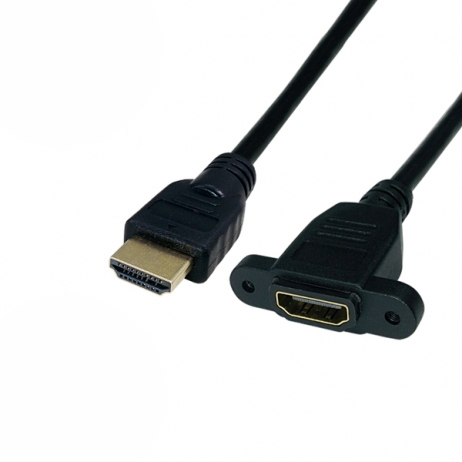 랜스타 LS-HDMI-SMF-2M HDMI 판넬형 케이블(나사 포함), 2M