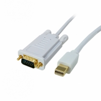 LANstar 라인업시스템 LS-MDP15-2M Mini DisplayPort (미니디스플레이포트) to VGA 케이블 2M