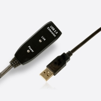 Coms 컴스 IT005 USB 2.0 리피터/연장케이블, 20M, 골드 커넥터