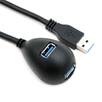 Coms 컴스 U4151 USB 도킹연장 케이블 3.0, 1.8M/듀얼 도킹볼