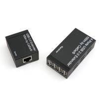 Coms 컴스 CL535 USB 리피터(RJ45/4P 허브),100M 연장