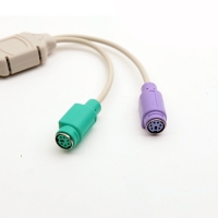 Coms 컴스 U0100 USB 컨버터(PS2), Y형, 키보드/마우스 사용