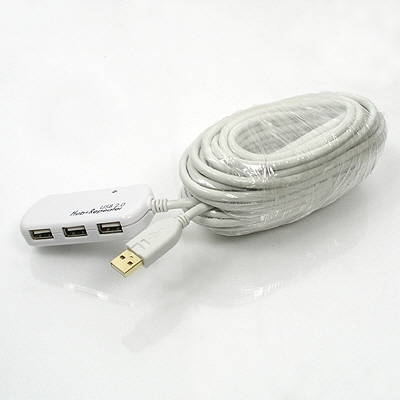 Coms 컴스 A2356 USB 리피터 + USB 4포트 허브