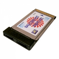 LANstar 라인업시스템 LUS-PCM-702SA PCMCIA SATA카드 , SATA 2Port