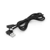Coms 컴스 IE865 USB 3.1 Type C 케이블(양쪽 우향꺽임) 1M Black