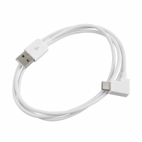 Coms 컴스 IA757 USB/Type C 케이블 1M/꺾임, White