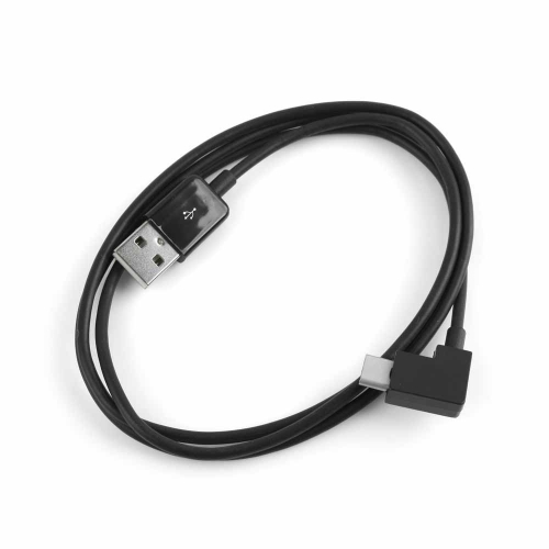 Coms 컴스 IB758 USB/Type C 케이블 1M/꺾임, Black