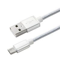 Coms 컴스 IB353 안드로이드 케이블(Micro USB)가이드 1.5M/Silver, 정리홀더