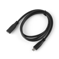 Coms 컴스BU160 USB 3.1(Type C) 케이블 연장 1M, Black