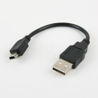 Coms 컴스 C0575 USB 미니 케이블 5P, 10cm - USB A(M)/MINI 5P B(M) 10cm