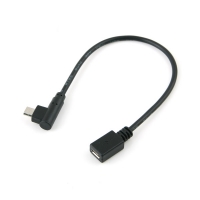 Coms 컴스 ITB733 Micro USB 케이블(연장 M/F) 25cm/꺾임