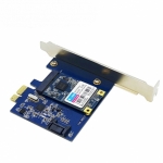 LANstar 라인업시스템 LS-PCIE-MSATA SATA 컨버터 (Msata To SATA PCI-E Express 카드)