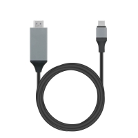 Coms 컴스 BT358 USB 3.1 컨버터 케이블 (Type-C to HDMI 변환, 2M, 갤S8/S8 Plus/노트8/LG V30 전용, 검정)