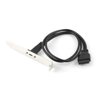 Coms 컴스 NA815 USB 포트/USB 3.1(Type C), 30cm 브라켓 연결용, 판넬형