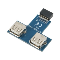 Coms 컴스 IB378 USB 포트, 젠더형(2P) T형