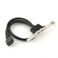 Coms 컴스 SP691 USB 포트 3.0 (20P -> 2port USB) 50cm