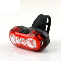 Coms 컴스 HJ-037 자전거 LED 안전 점멸기(HJ-037), Red Light, USB 충전