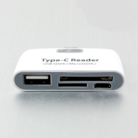 Coms 컴스 IB361 USB 3.1 카드리더기(Type C) USB 1Port/SD/Micro SD