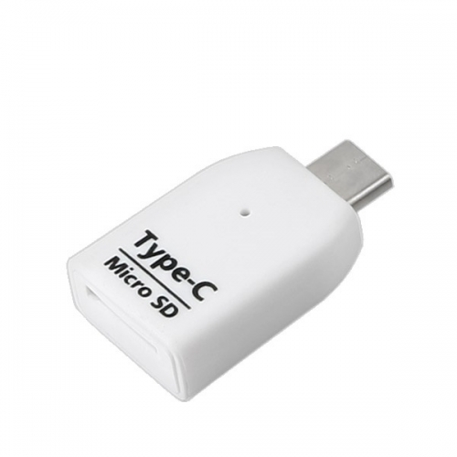 IB363 USB 3.1 카드리더기(Type C) Micro SD전용, White 　