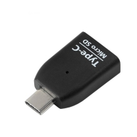 Coms 컴스 IB364 USB 3.1 카드리더기(Type C) Micro SD전용, Black